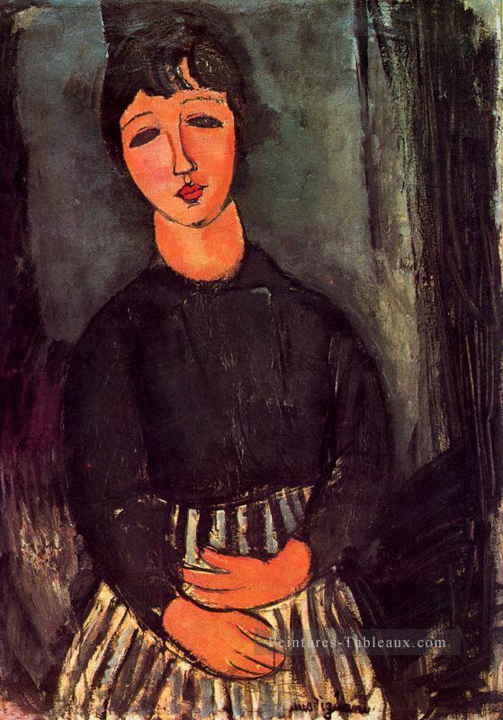 une jeune fille 1916 Amedeo Modigliani Peintures à l'huile